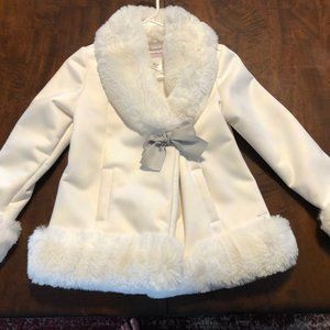 American Girl White "Let it Snow" Coat Girls Size 10-12
